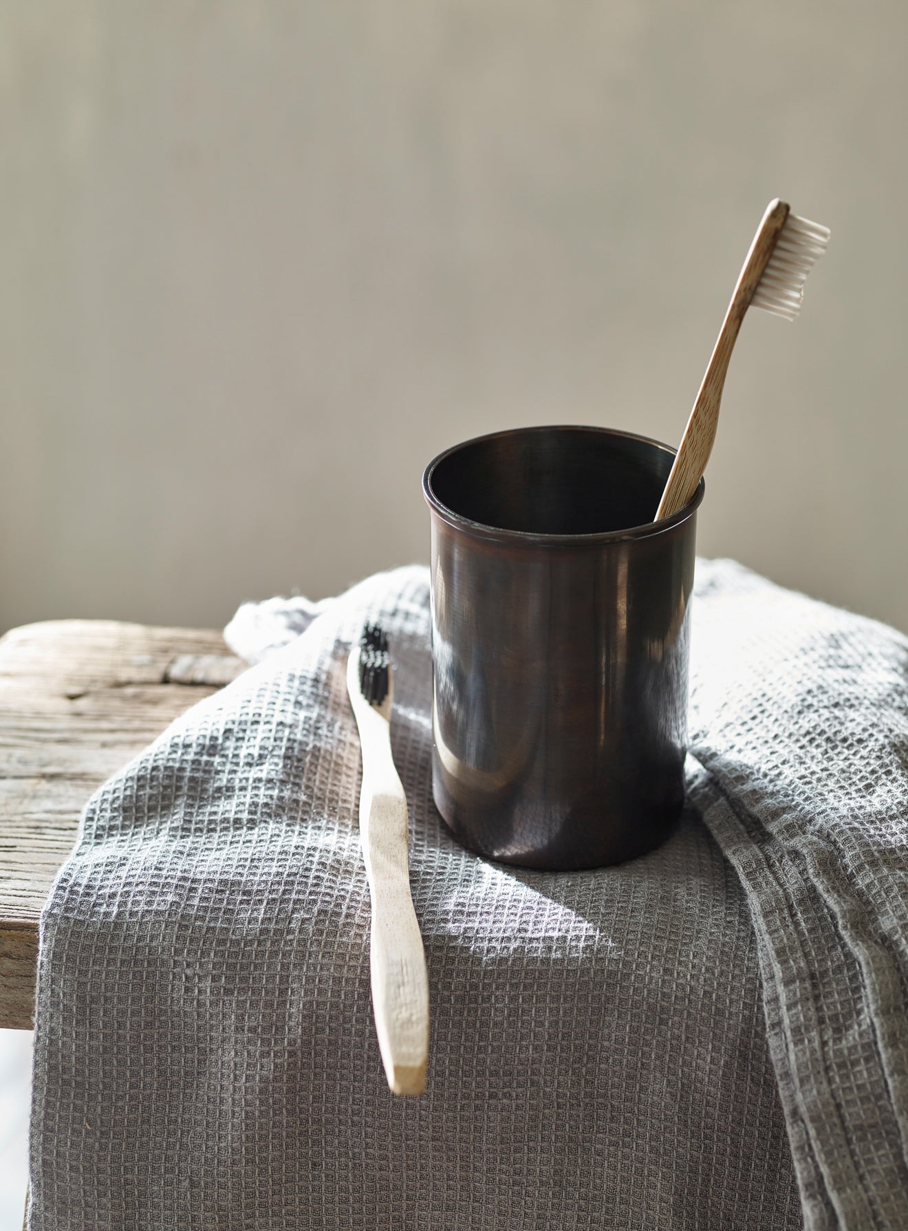 Bilton Toothbrush Holder Blackened Brass